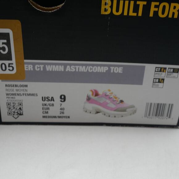 Caterpillar Women's 9 Invader CT Work Shoes Sneakers Rose Bloom Composite Toe - Picture 9 of 10